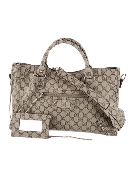 new gucci balenciaga bag|Gucci Balenciaga bag price.